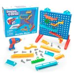 Learning Resources Design & Drill Marble Maze - Fine Motor Skills Building Toy - Marble Circuit