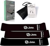 Limm Resistance Exercise Loop Bands - 12-inch Workout Flexbands for Physical Therapy, Rehab, Stretching, Home Fitness and More - Includes Bonus EBooks, Instruction Manual, Online Videos & Carry Bag