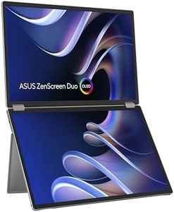 ASUS ZenScreen Duo OLED MQ149CD 360° Foldable Portable Monitors – Dual 14-inch, 16:10, 1920x1200 FHD, OLED panels. DisplayHDR™ 400 True Black, 100% DCI-P3, Delta<2, Dual USB Type-C®, mini-HDMI®