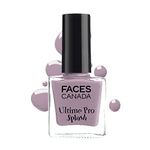 FACES CANADA Ultime Pro Splash Nail Enamel - Midnight 140 (8ml) | Quick Drying | Glossy Finish | Long Lasting | No Chip Formula | High Shine Nail Polish For Women | No Harmful Chemicals