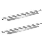 Boloda Grill Burner Replacement, 2pc BBQ Gas Grill Pipe Burner Tubes, 24" Stainless Steel Grill Parts Kit for Viking VGBQ 30 in T Series, VGBQ 41 in T Series and Others Gas Grills Models