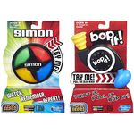 Hasbro Simon Micro Series Game + Bop It Micro Series Game Bundle Of 2 Games - 8 Years And Up, Multicolor