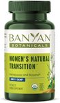 Banyan Botanicals Women’s Natural Transition – Organic Menopause Supplement with Shatavari (Asparagus Racemosus) – Natural Herbal Menopause Support* – 90 Tablets – Non GMO Sustainably Sourced Vegan