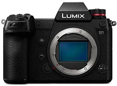 Panasonic LUMIX S1 Full Frame Mirrorless Camera with 24.2MP MOS High Resolution Sensor, L-Mount Lens Compatible, 4K HDR Video and 3.2” LCD - DC-S1BODY Black