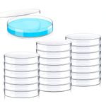 LabAider 20 Pack Sterile Plastic Petri Dishes with Lid 90mm Dia x 15mm Deep with 20 Plastic Transfer Pipettes (10Pcs3ml10Pcs2ml)