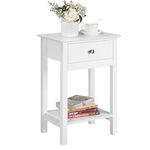 White Wooden Nightstands