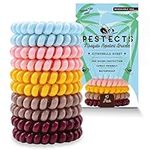 Pestects Mosquito Repellent Bracelet 10 Pack, Deet-Free Natural Insect Mosquito Bands for Adults & Kids, 300 Hour Insect Repellent Protection (Multi Colour)