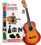 Pyle Beginner Acoustic Guitar Kit, 