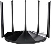 Tenda WiFi 6 AX1500 Smart WiFi Router, Dual Band Gigabit Wireless Internet WiFi 6 Router, 5 * 6dBi High-Gain Antennas, 4 Gigabit Ports, WPA3+OFDMA+MU-MIMO, Parental Control - RX2Pro