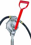 Action Pump DD-8 Hand Operated Drum Pump for Fuels, Double Diaphragm, Dispenses 1 Gallon per 5 Strokes, Fits 15-55 Gallon Drums, 3/4" NPT Inlet & Outlet