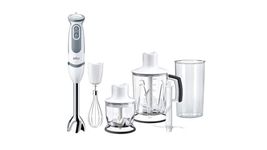 Braun Multiquick 5 MQ 5245 Vario Hand Blender, 1000 Watts, 21 speed, SplashControl - White