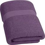 Utopia Towels – Luxurious Jumbo Bath Sheet - 100% Combed Ring-Spun Cotton, Ultra Soft and Highly Absorbent, Thick Large Bathroom Towels 90 x 180 CM's, Large Bathroom Towel (Plum)