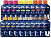 UCAN Edge Energy Gel Shots, Variety Pack (18, 2 Ounce Packets) for Running, Training, Workouts, Fitness, Cycling, Crossfit | Sugar-Free, Vegan, & Keto Friendly Energy