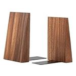 Muso Wood Wooden Bookends, Book Holder for Shelves, Decorative Bookends (Acacia - 1 Pair)