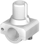 Shakespeare 4722 Nylon Fixed Rail Mount - White, 22/25mm