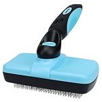 Maxpower Planet - Cat Brush Self Cleaning Slicker Brush - Deshedding Brush for Dogs and Cats - Gently Removes Loose Undercoat, Mats and Tangled Hair - Safe Pet Grooming Comb Dog Brush