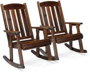 VINGLI Outdoor Rocking Chair Set of
