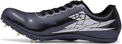 Thestron Track Shoes Spikes Mens Womens Distance Running Sneakers Athletic Sprinting Track and Field Racing Shoes with Spikes Boys Girls Black