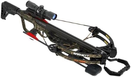 Barnett Expedition 385 Hunting Crossbow - Compact, Fast 385fps, Adjustable Butt Stock, Veil Camo, Triggertech Trigger, 4x32 Scope, Aluminum Flight Track, Headhunter Bolts - Ready to Hunt Package