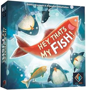 Plan B Games Next Move Games | Hey, That's My Fish! | A Strategic Penguin Fishing Adventure Game, Fun Family Game for Kids and Adults, Ages 8+, 2-4 Players, 20 Min Playtime