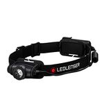 Ledlenser H5 Core - Battery Powered LED Head Torch, Super Bright 350 Lumens Headlamp, Water Resistant (IP67), Camping, Hiking Equipment, Rechargeable Work Head Torch, Up to 20 Hours Running Time