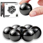 YZK 33mm Magnetic Balls 8pcs, Fidget Toys for Adults and Magnet Desk Toys for Office, Stress Relief Gift for Birthday, Large Magnetic Fidget Toys Set