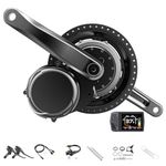 Varstrom for Tongsheng TSDZ8 Mid Motor : 2024 New 48V 750W Mid Drive Kit - EKD01 Display, 44T Chainring, Torque Sensor Mid Mount Electric Bike Conversion Kit for 68-73mm Bottom Bracket