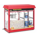 Royal Catering - RCPC-16E - Popcorn Machine - heated storage - red