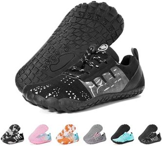 Hike Barefoot Shoes Womens Mens Footwear, Pro Water Shoe Women Men Barefoot Hiking Beach Grounding Shoes for Travel, Wide Toe Box Zero Drop Non-Slip Breathable Lightweight