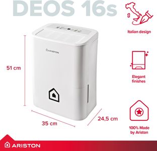 Ariston 16L Dehumidifier – Compact Home Moisture Removal