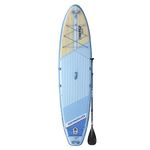 THURSO SURF Inflatable Stand Up Paddle Board All-around SUP Waterwalker 126 10'6×31''×6'' Deluxe Package | Carbon Shaft Paddle | Roller Backpack | Rechargeable Electric Pump | Coiled Leash (Dusk)