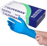 K-MART Gloveman Blue Nitrile Disposable Gloves (Box of 100) (Large)