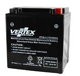 My Moto Parts 712308P Vertex VP30-3 Sealed AGM Motorcycle/Powersport Battery, 12V, 30Ah, Replaces: CTX30L/BS, YTX30 for Motorcycle, ATV's, Personal Watercraft and Snowmobiles, 16.8 x 12.7 x 17.6cm