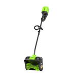 Greenworks 80V 12-Inch Electric Cordless Snow Shovel, 20ft Throwing Distance, 12" Wide & 6" Deep Clearing, Snow Thrower Blower Removal Tool for Patio/Driveway/Steps/Sidewalk/Winter Storm (Tool Only)