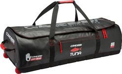 Cressi Unisex Tuna Large Waterproof Bag with Wheels, Black Red, 120 L UK