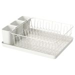 Digital Shoppy Ikea Variera Dish Drainer, 42X30 Cm (16 9/16X11 13/16, White)(Steel Pigmented Polyethylene Powder Coating)