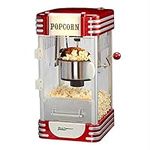 Cooks Professional Retro Popcorn Maker | Vintage Popcorn Machine with 1950s Diner Design | Hot Air Popcorn Maker for Parties, Weddings, Movie Nights | Powerful 310W One-touch Operation