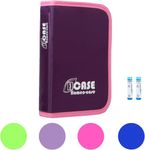 HOMEO-CASE | Homeopathy Case with 40 Spaces for Boiron Tubes 4g | Tubes Not Included | Plum Colour