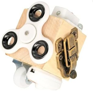 Busy Boxes for Dementia Patients, Fidget Boards for Adults with Dementia, Busy Cube Sensory Toys for Elderly, Alzheimers Activities & Therapeutic Gifts Crafts Gadgets for Seniors with Stroke (Medium)