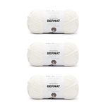 Bernat Softee Cotton Cotton Yarn - 3 Pack of 120g/4.25oz - Nylon - 3 DK (Light) - 254 Yards - Knitting/Crochet