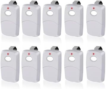 Upgraded 3089 Multicode Gate Opener Remote Control, Linear Garage Door Remote, 10 Digit/Dip Gate Remote 300MHZ, 308911 Gate Clicker, More Stable & Secure & Portable, Easy to Program, 10-Pack