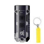 Nitecore TIP3 Multiple Color Temperatures Metallic Keychain Light Tag (Black)