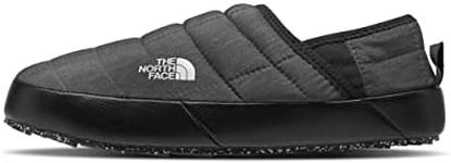 THE NORTH FACE Thermoball Traction Mule V Womens Slippers, Phantom Grey Heather Print/Tnf Black, 6