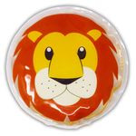 Cold Compress for Kids, Reusable Kids Ice Pack - Fever & Pain Relief - Instant First Aid Soother for Bumps, Bruises, Injury, Boo boos - Hot or Cool Gel Pads for Your Toddler, Infant, Baby (Lion)