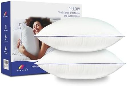 Wuuyuef 20x20 Pillow Inserts Set of 2, Machine Washable Soft Fluffy Hypoallergenic Virgin Polyester Premium Throw Pillow Stuffer, Decorative Cushion for Bed, Couch, Sofa,Indoor - White