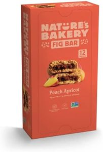 Nature's Bakery Whole Wheat Fig Bars, Peach Apricot, 12 Count (Pack of 1)
