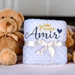 Personalized Baby Blanket for Boys,