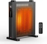 Air Choice Convection Panel Heater, 1500W Quiet Mica Panel Heater for Large Room, Adjustable Thermostat,12H Timer, Remote, Eco Mode, Child Lock, Portable Space Heaters for Indoor Use Bedroom Home