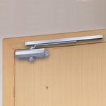 Godrej Locks 6808 Aluminium Door Closer with Pelmate Arm (Silver)