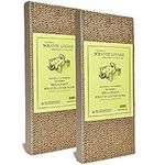 Scratch Lounge The Original XL Floor Refill, Two Pack - World's Best Cat Scratcher - Corrugated Cardboard Reversible Scratch Pad - for XL Scratchers